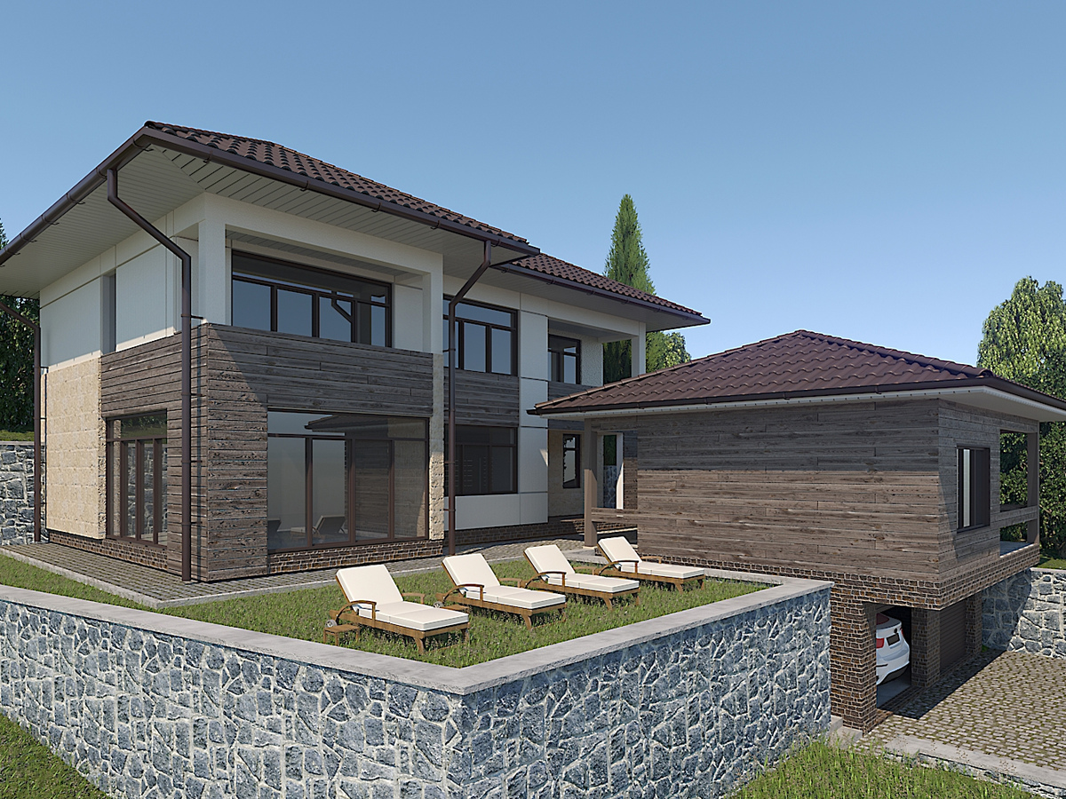 House project on 231 m2